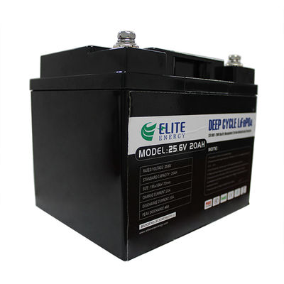 La batteria al litio su ordinazione profonda del ciclo 25.6V 20Ah imballa 5000 cicli