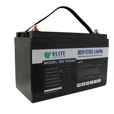 il litio profondo delle batterie del ciclo di 12V 100Ah Lipo riveste di ferro l'alimentazione elettrica LiFePO4