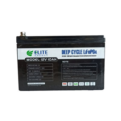 Batteria ricaricabile portatile del litio di 12V 10Ah LiFePO4 IP54 128 Wh