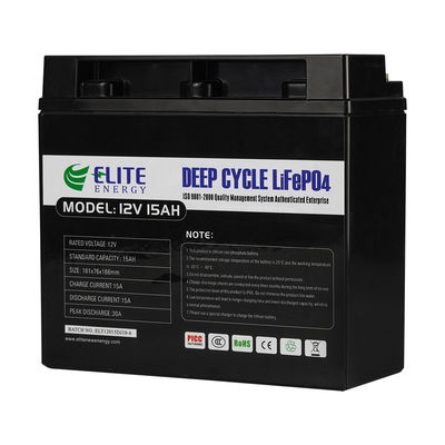 3000 ciclo 12V 15Ah 192Wh Li Ion Battery Small Size portatile