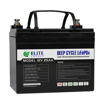 Luce portatile di Ion Battery For Solar Street del litio di LiFePO4 12V 25Ah